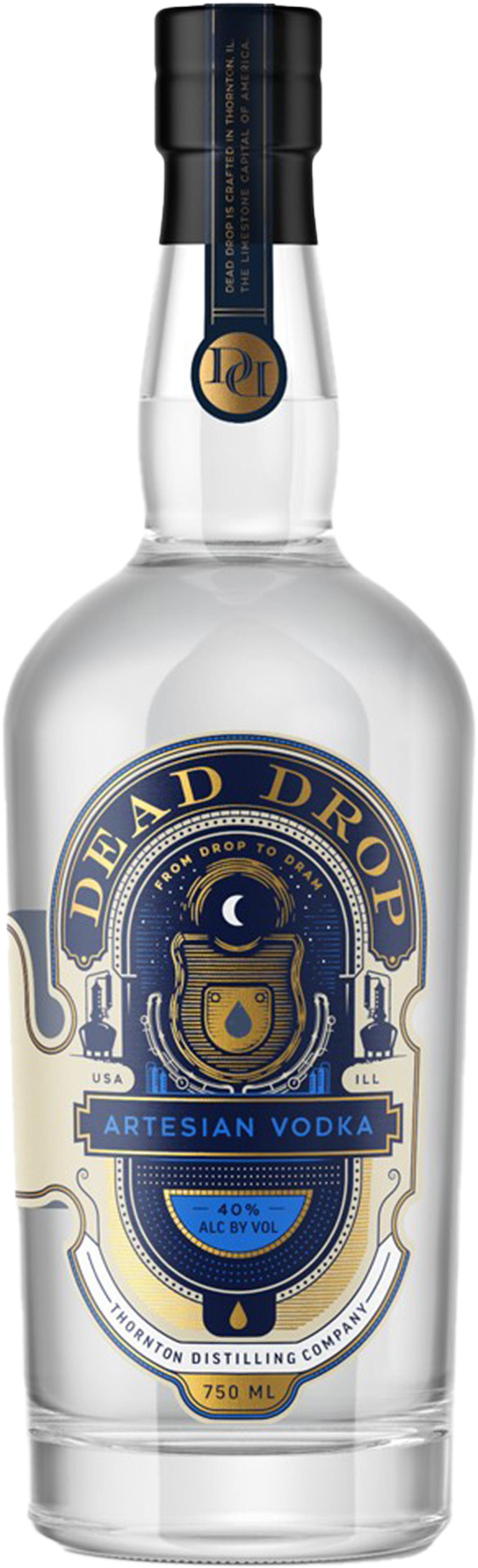 Dead Drop Artesian Vodka Kosher for Passover 750 ml Bottle