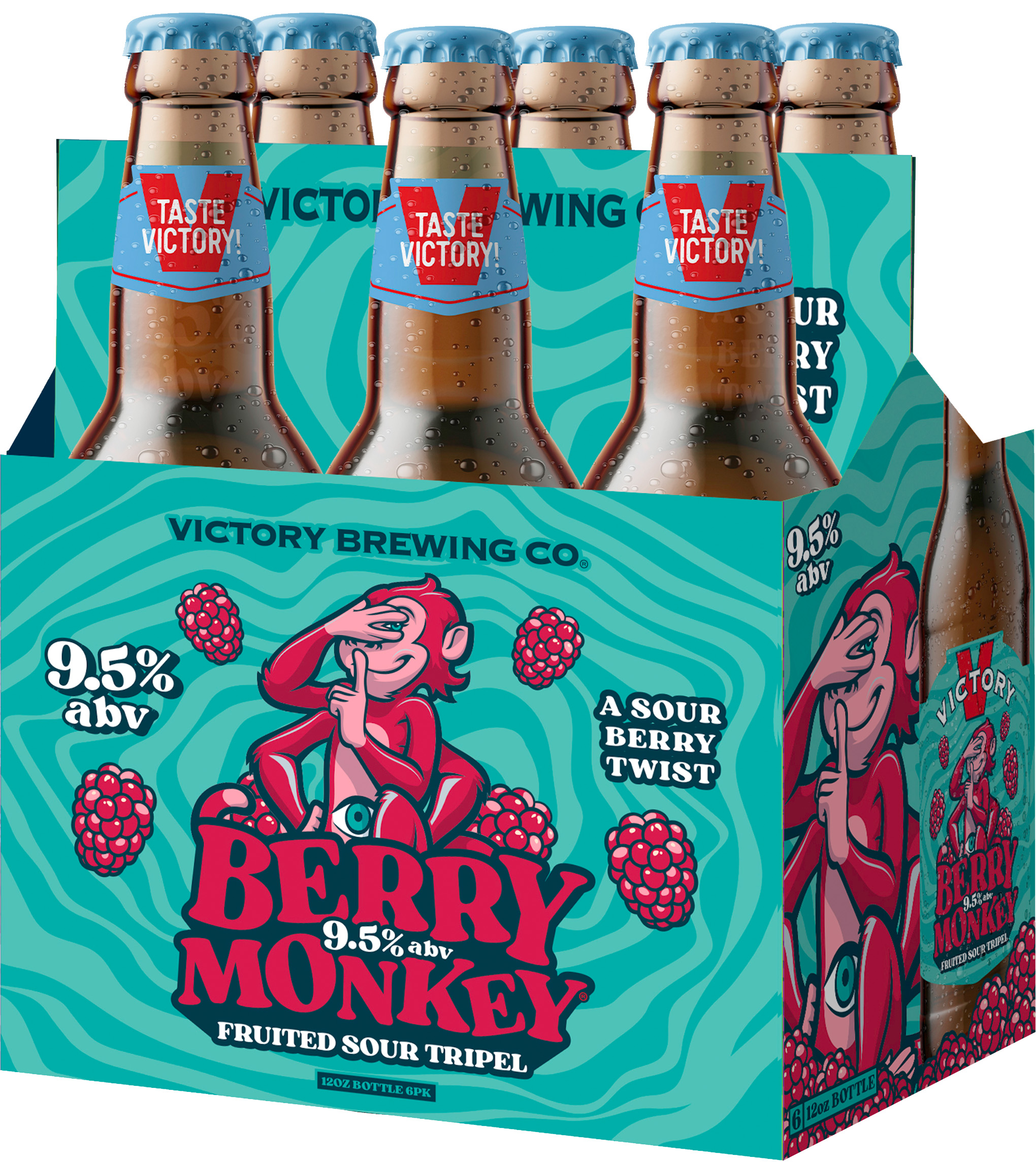 Victory Berry Monkey | 6 pack of 12 oz Bottle