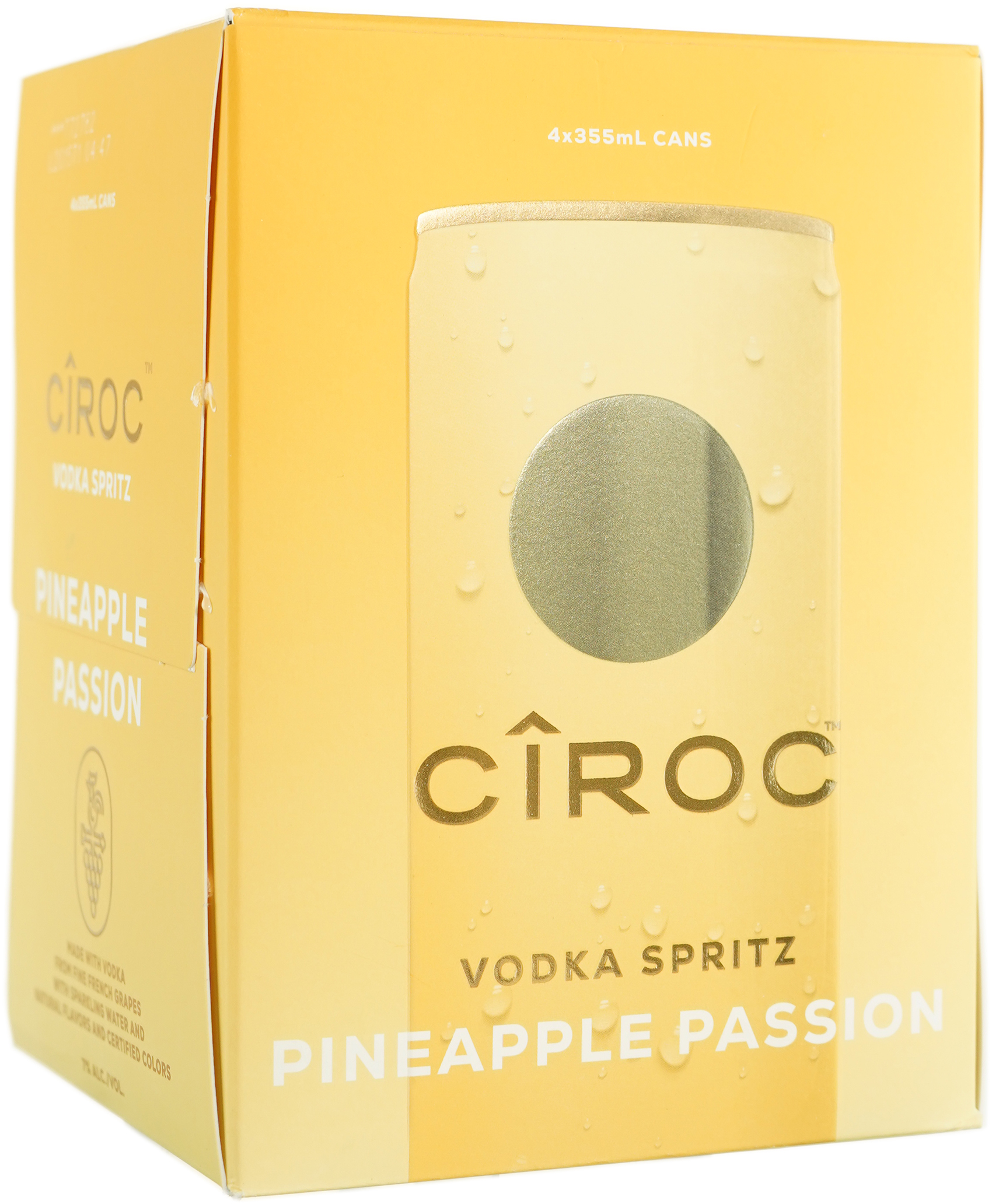 Ciroc Vodka Spritz Pineapple Passion 4 Pack Cans 4 pack of 355 ml Can