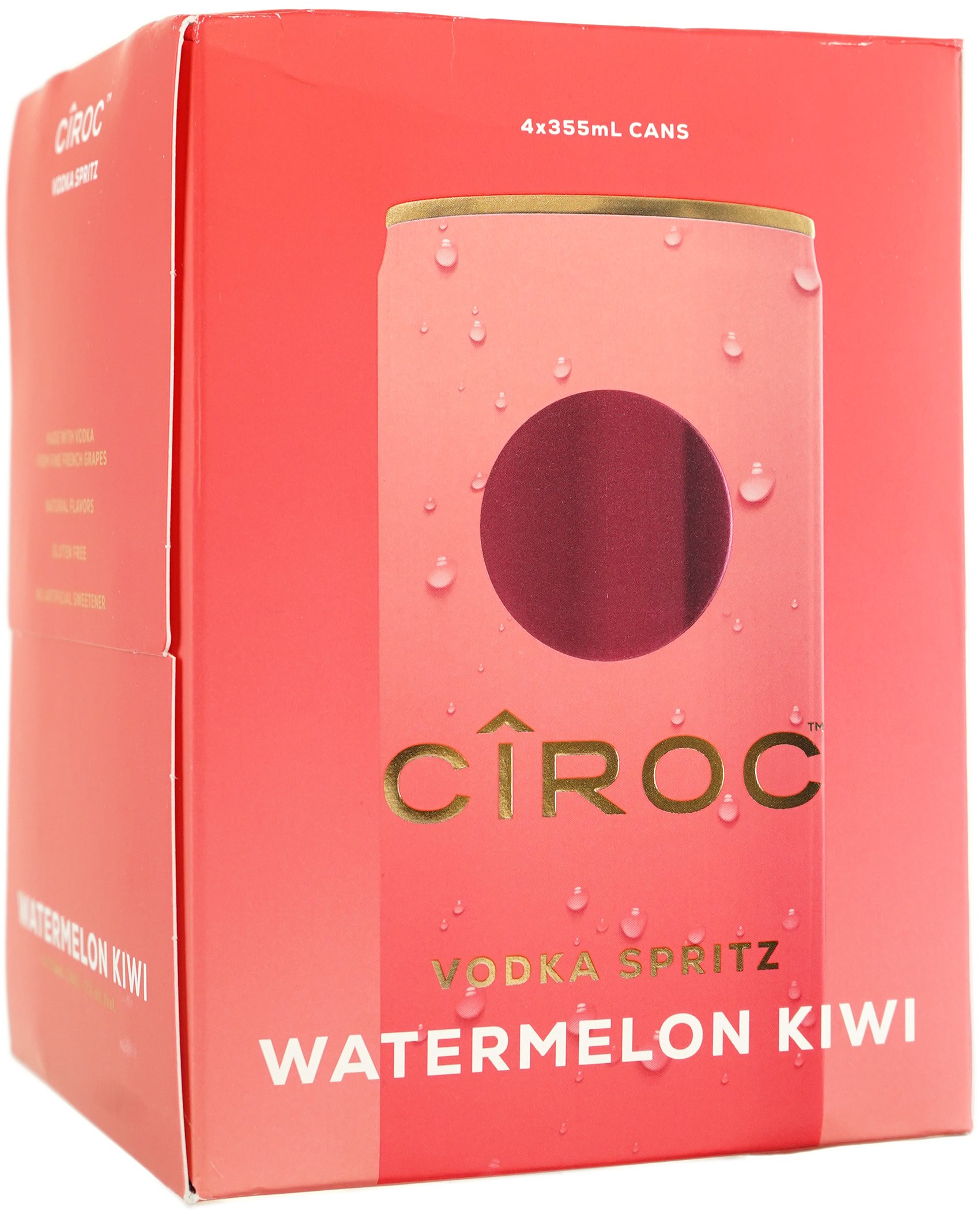 Ciroc Vodka Spritz Watermelon Kiwi 4 Pack Cans 4 pack of 355 ml Can