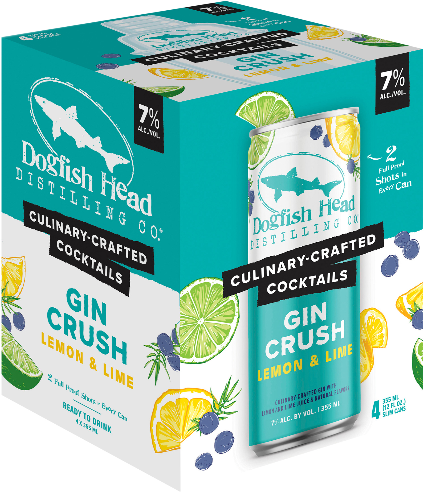 Dogfish Head Gin Crush 4 Pack Cans 4 pack of 12 oz Can