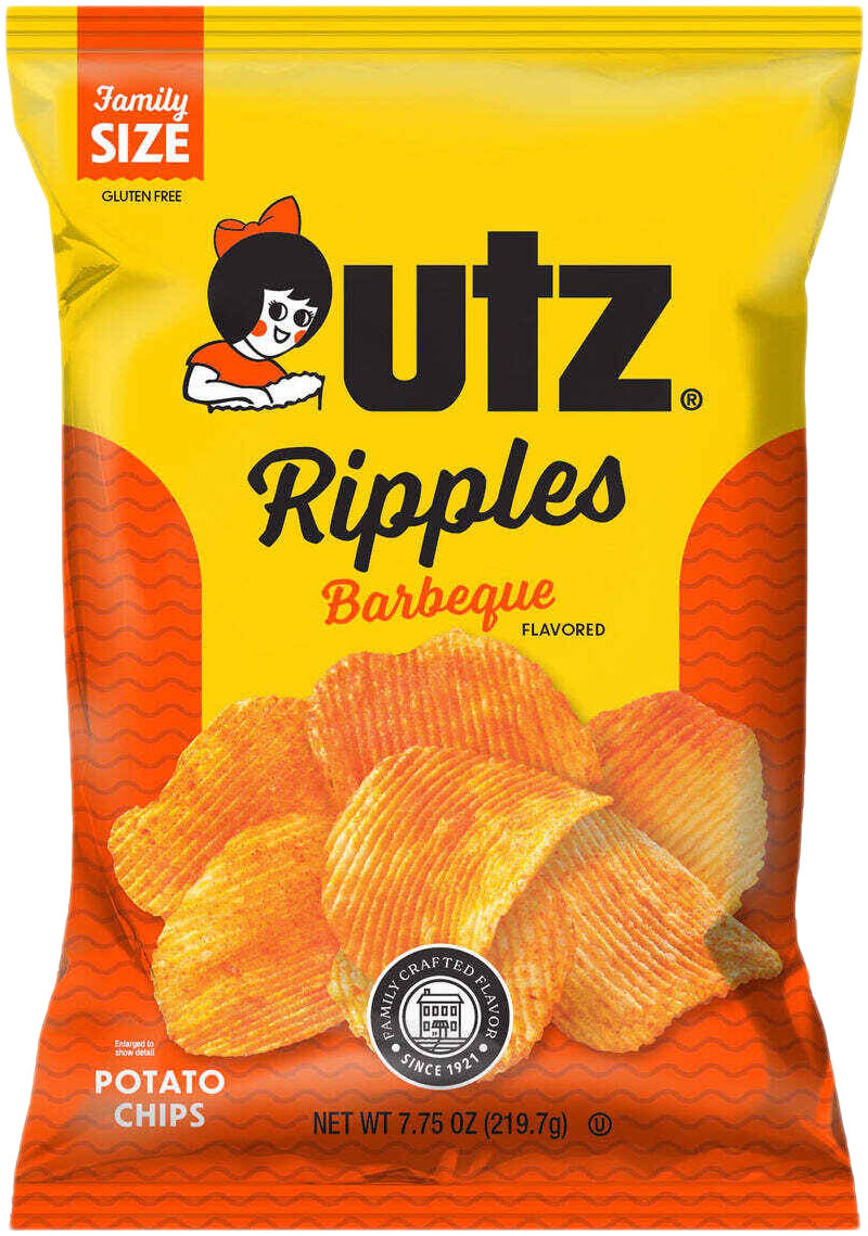 Utz BBQ Ripple Chips
