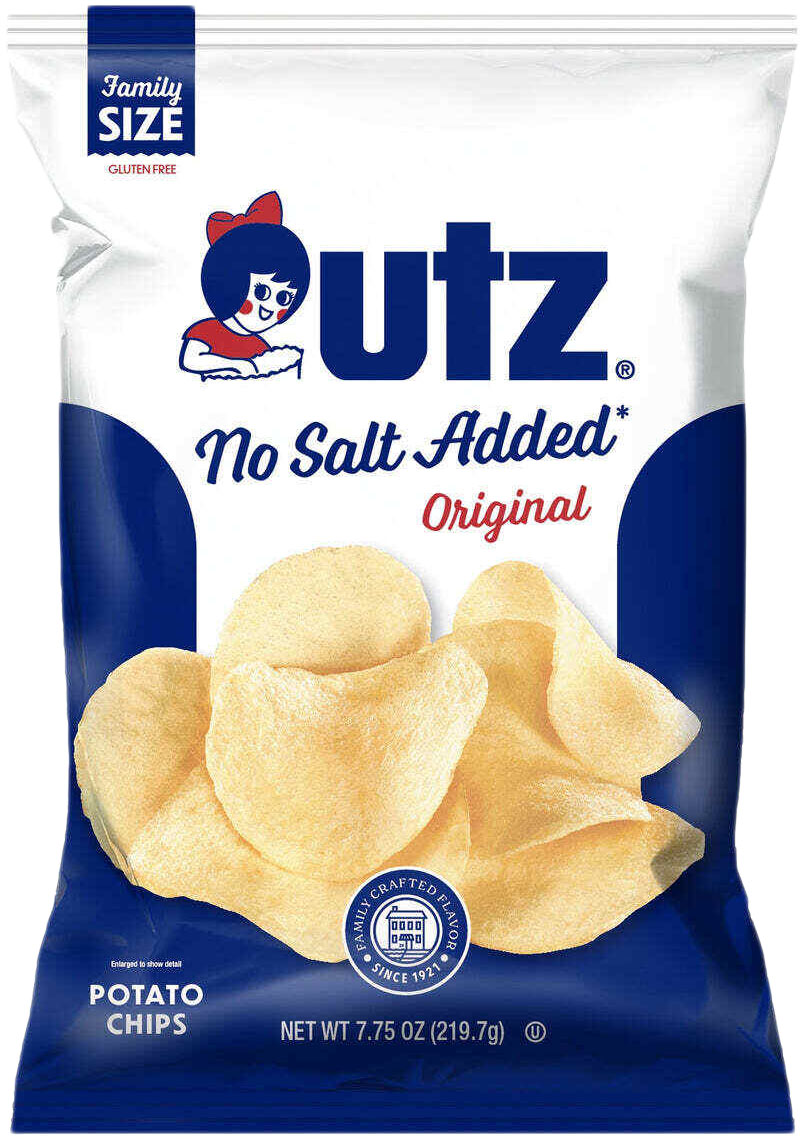 Utz No Salt Potato Chips