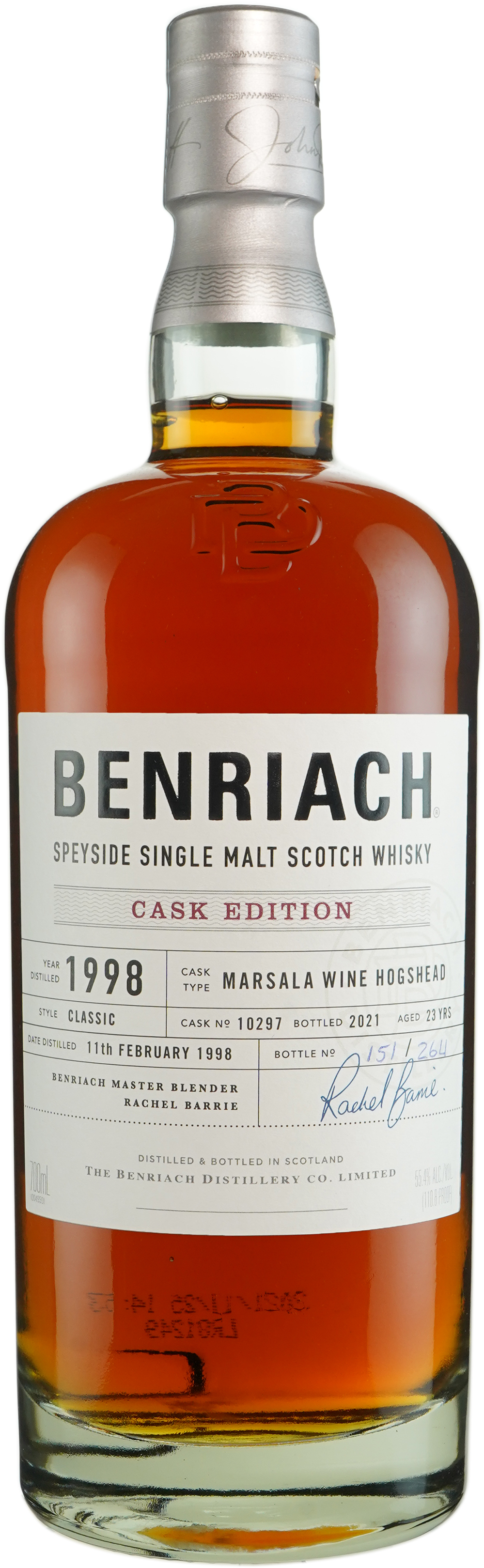 BenRiach Cask Edition 23 year old Marsala Hogshead # 10297 1998