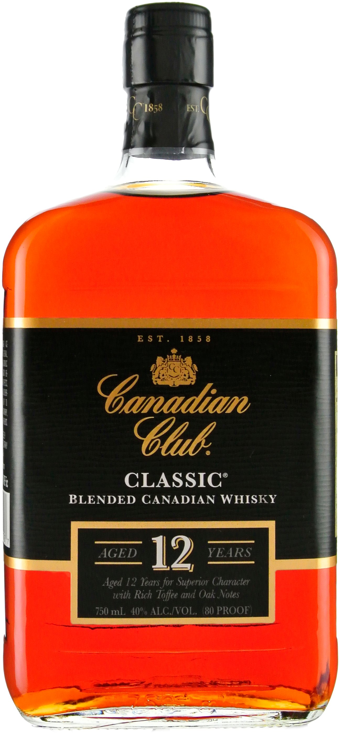 Canadian Club Classic 12 year old Canadian Whisky
