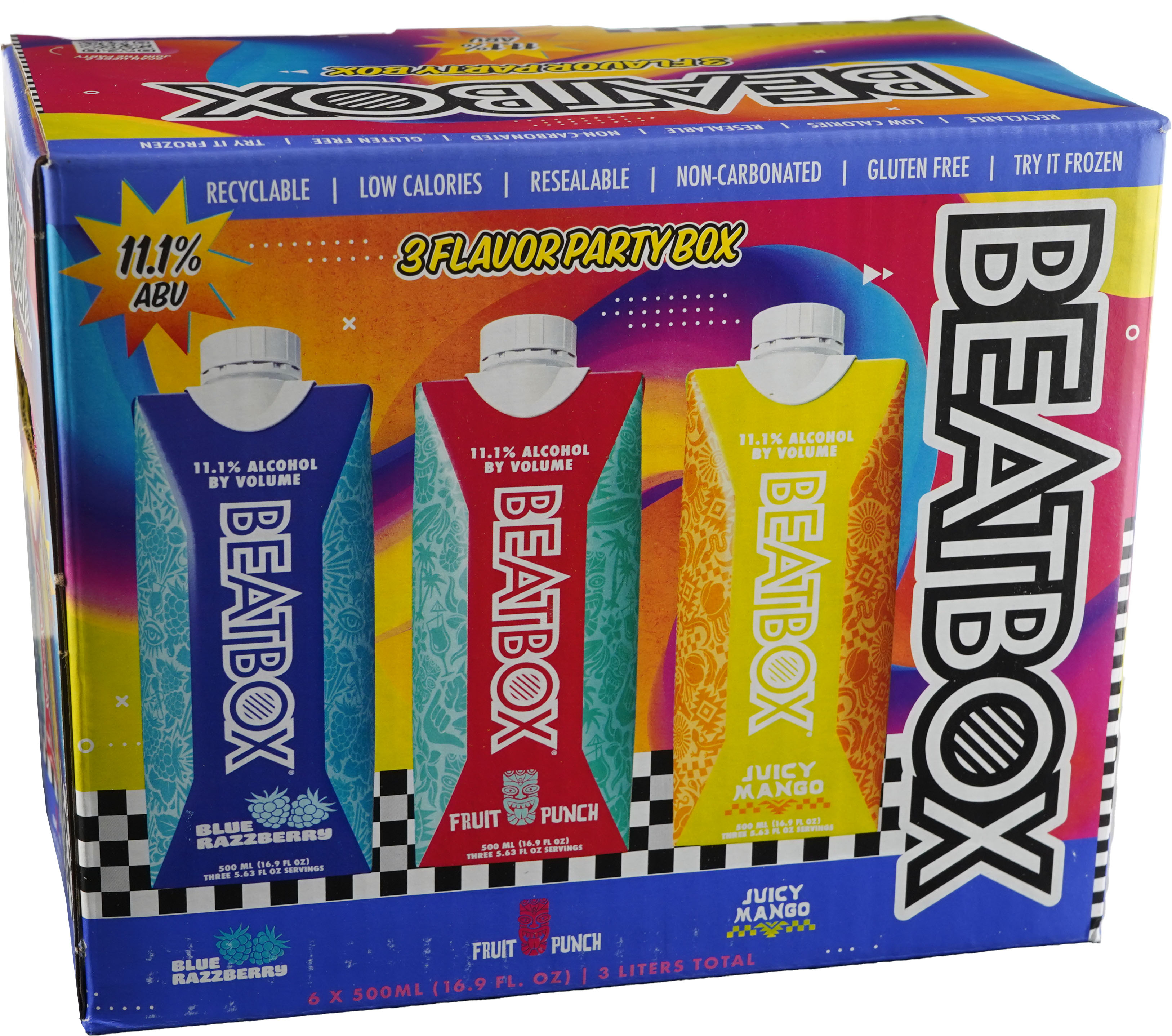 BeatBox Beverages Variety 6 Pack | 6 pack of 500 ml Tetra Pak