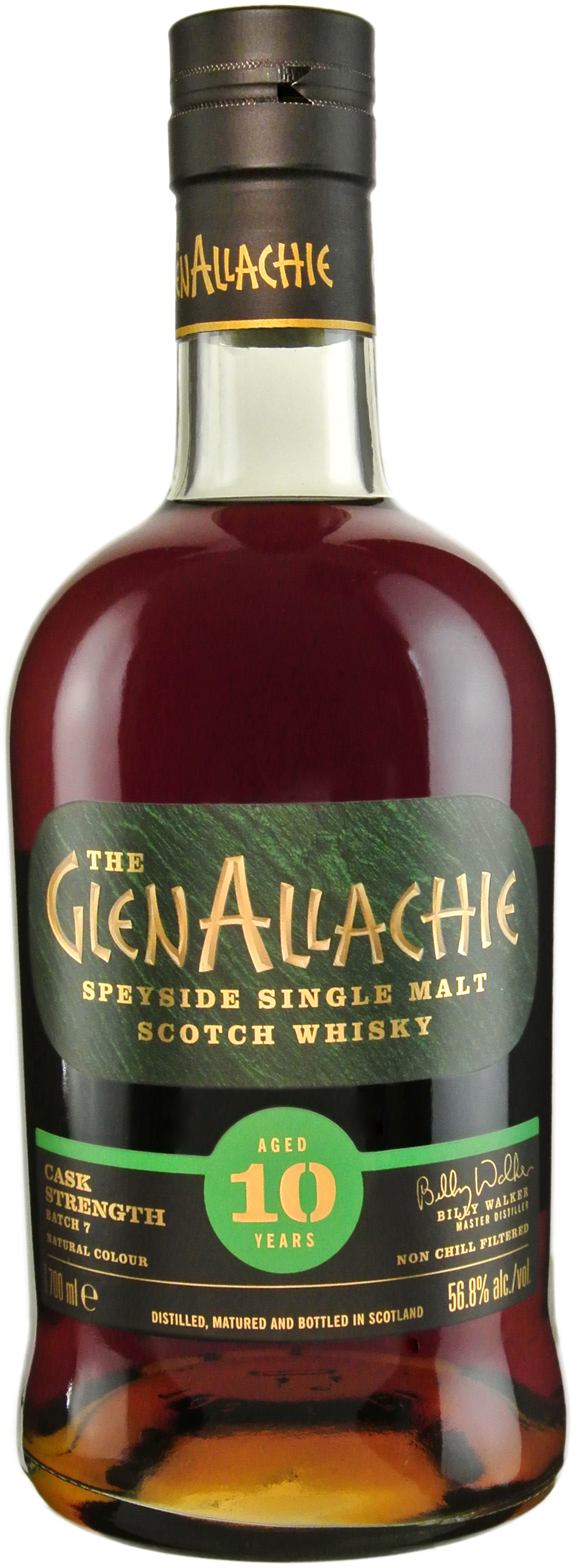 GlenAllachie 10 year old Cask Strength Batch # 7 Speyside Single Malt