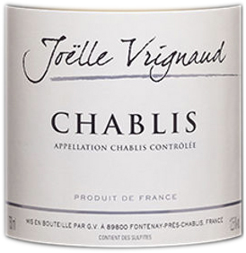 Joelle Vrignaud Chablis 2020 Half Bottle