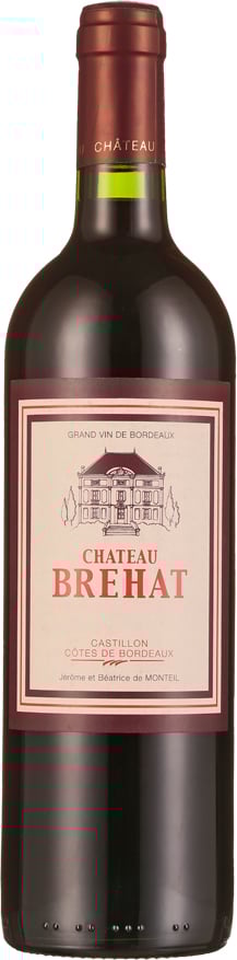 Chateau Brehat Castillon Cotes de Bordeaux 2019