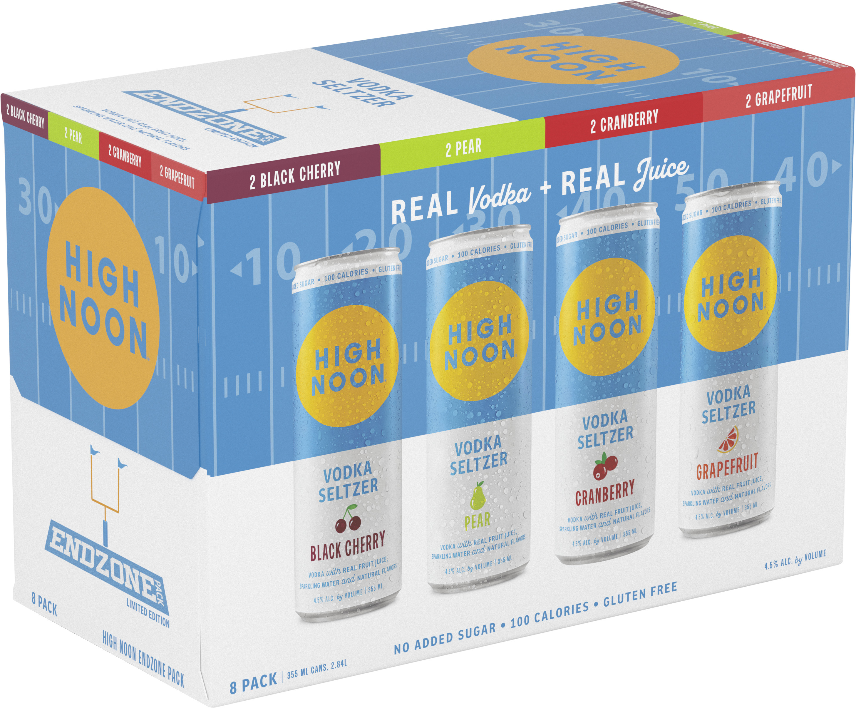 High Noon Vodka & Soda Tailgate Pack 8 Pack Can