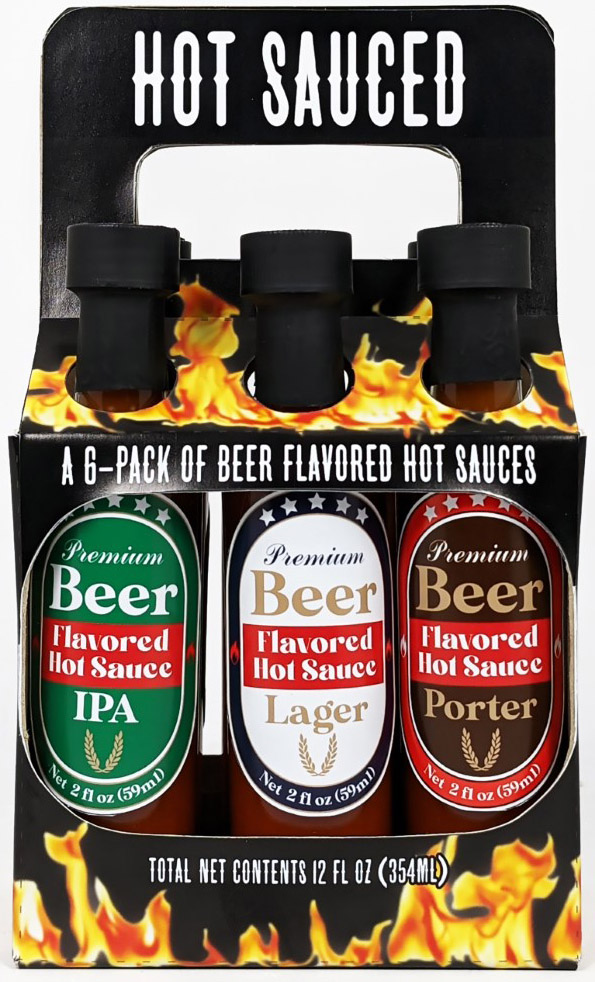 Beer Flavored Hot Sauce 6pk Sampler