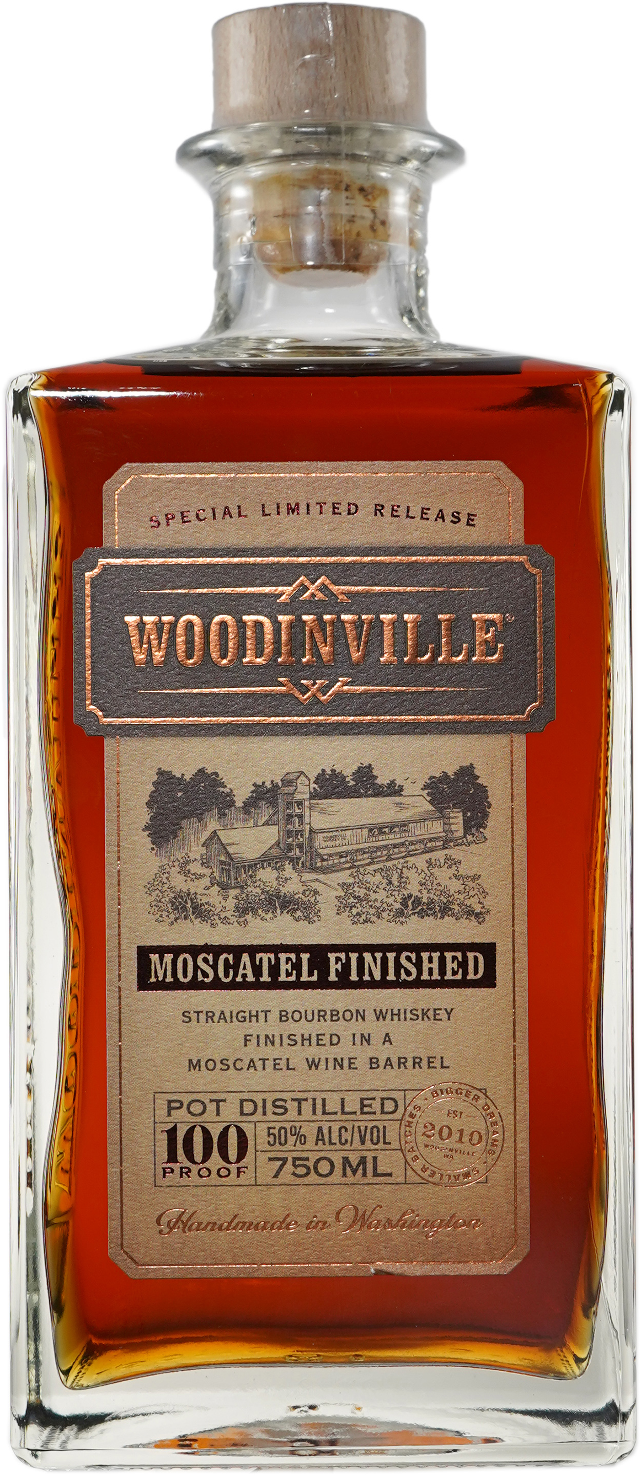Woodinville Moscatel Cask Finished Straight Bourbon Harvest Release 2021