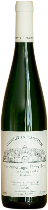 Hofgut Falkenstein Neidermenninger Herrenberg Riesling Spatlese Feinherb AP 4 2021