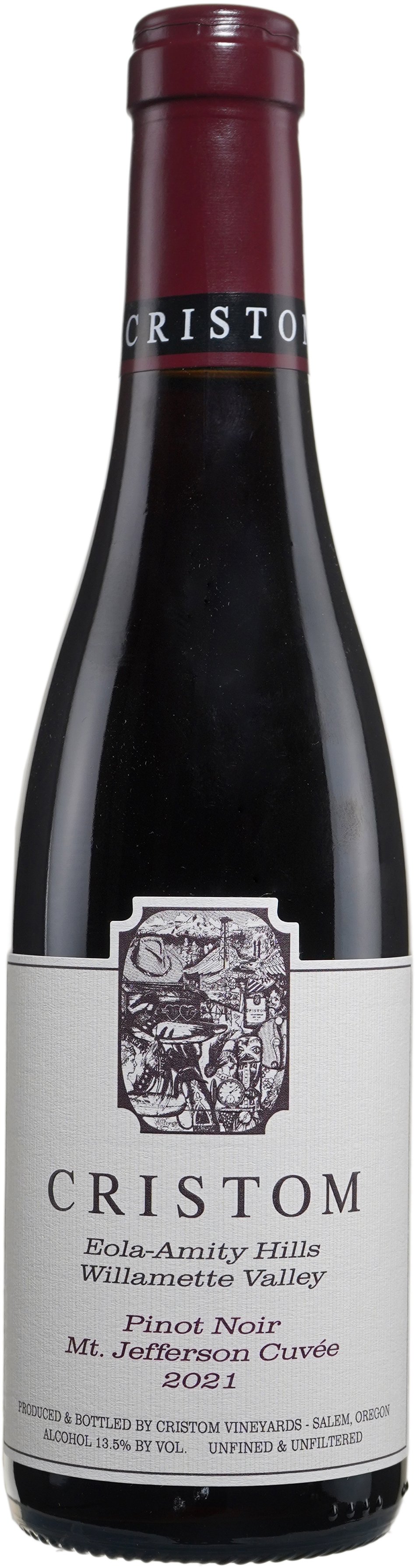 Cristom Pinot Noir Mt Jefferson Cuvee 2021 Half Bottle