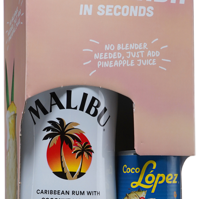Malibu Coconut Rum W/Coco Lopez