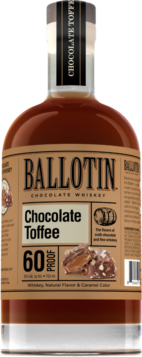 Ballotin Chocolate Toffee Whiskey 750 ml Bottle