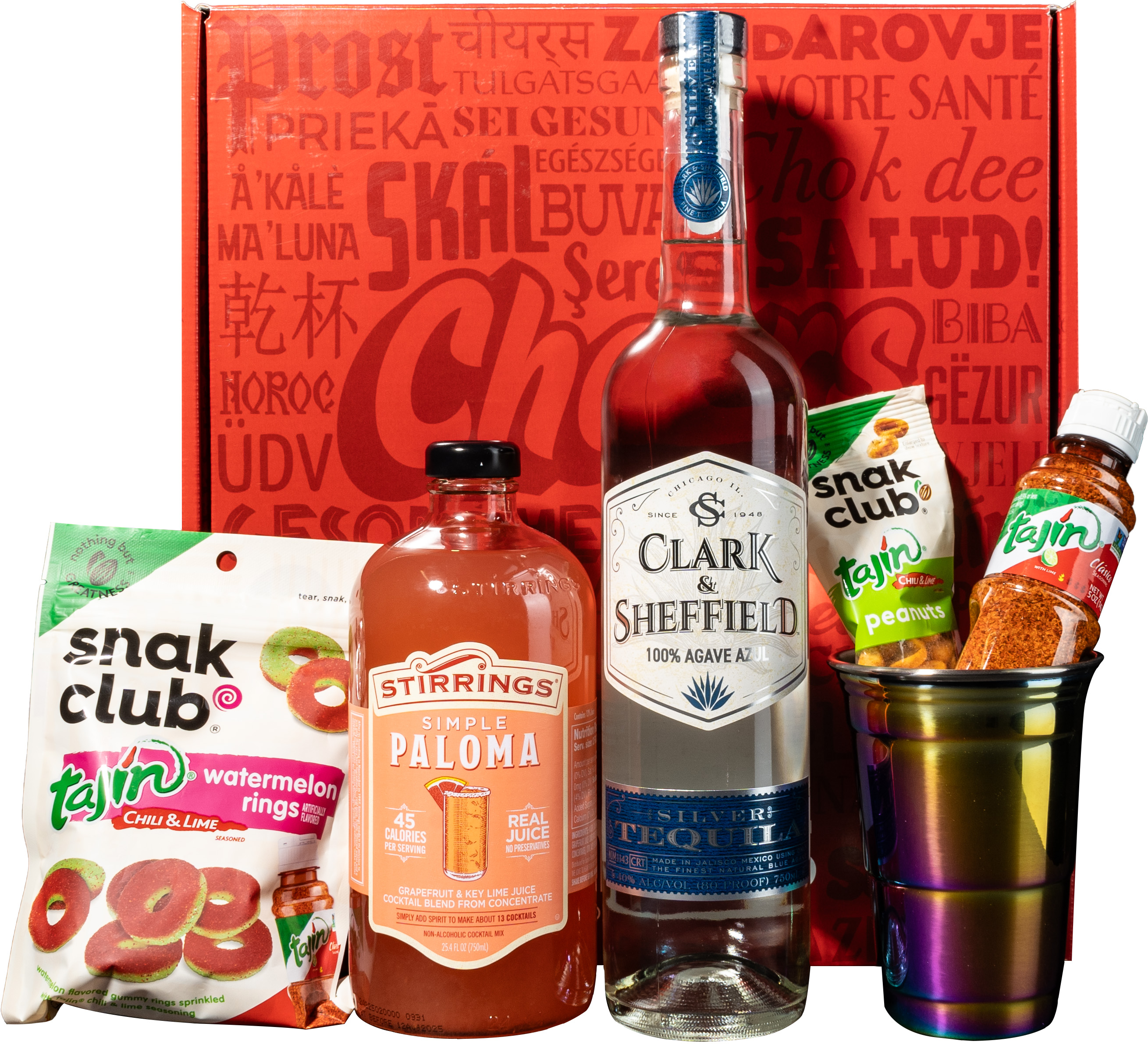 Clark & Sheffield Tequila Cocktail Gift Box with Q Mixers