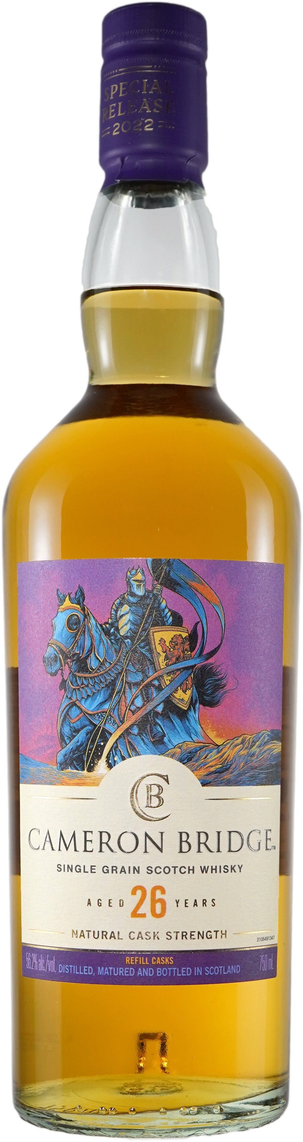 Cameronbridge 26 year old Cask Strength Grain Whisky Special Release 2022