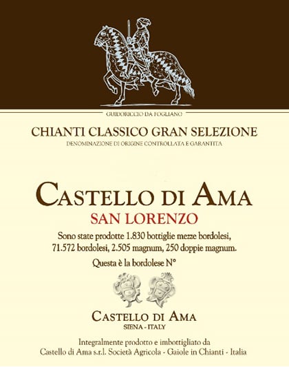 Castello di Ama San Lorenzo Chianti Classico Gran Selezione
