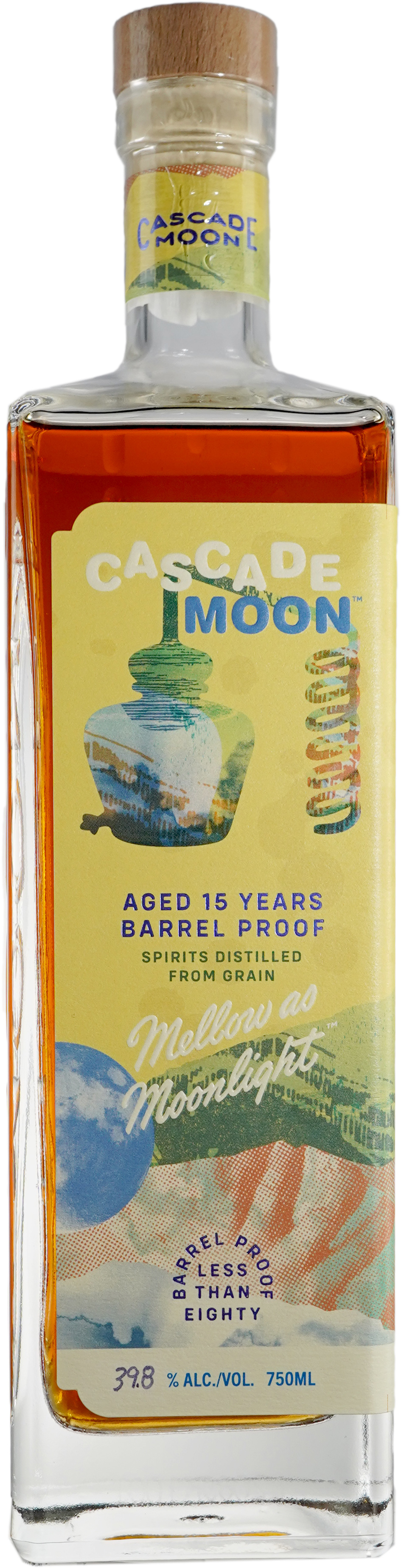 Cascade Moon 15 year old Barrel Proof Spirit Distilled from Grain