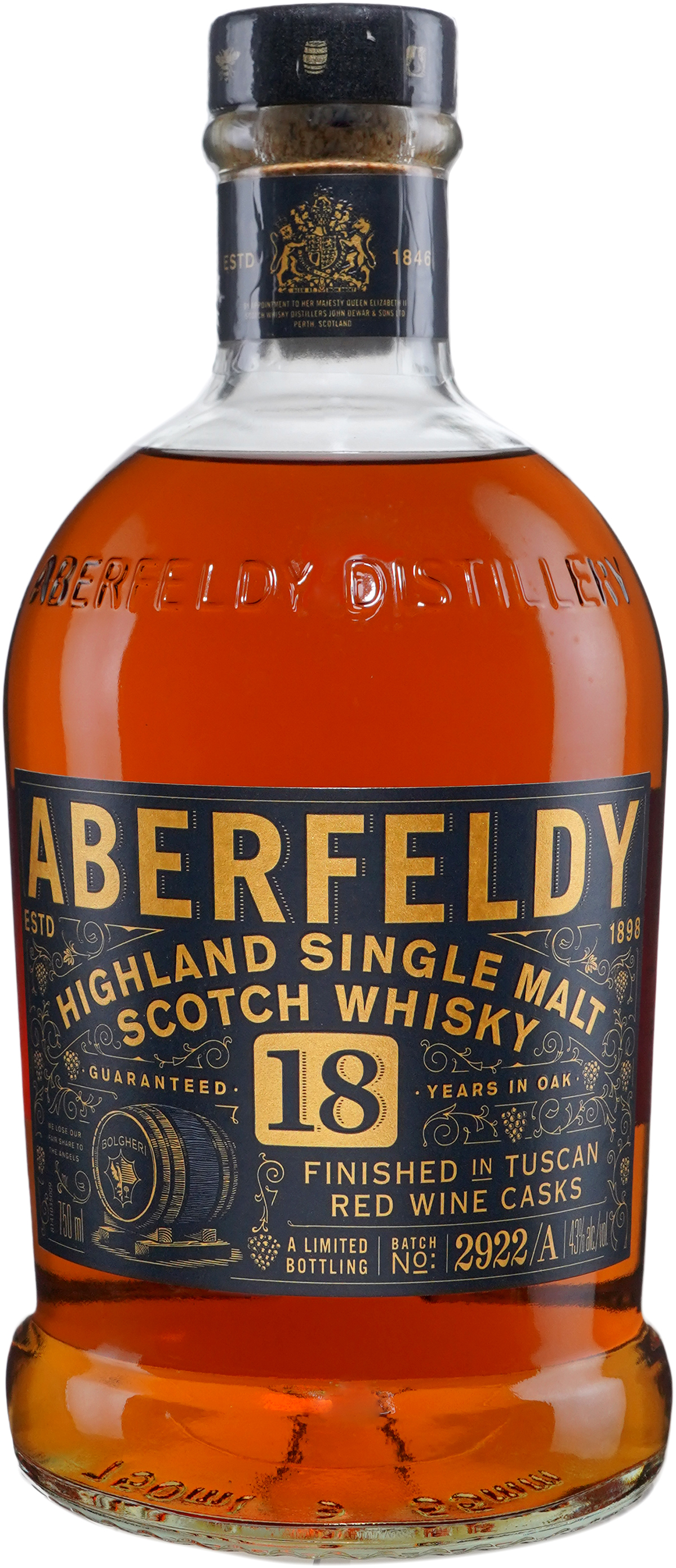 Aberfeldy 18 year old Tuscan Red Wine Cask Finish Limited Edition