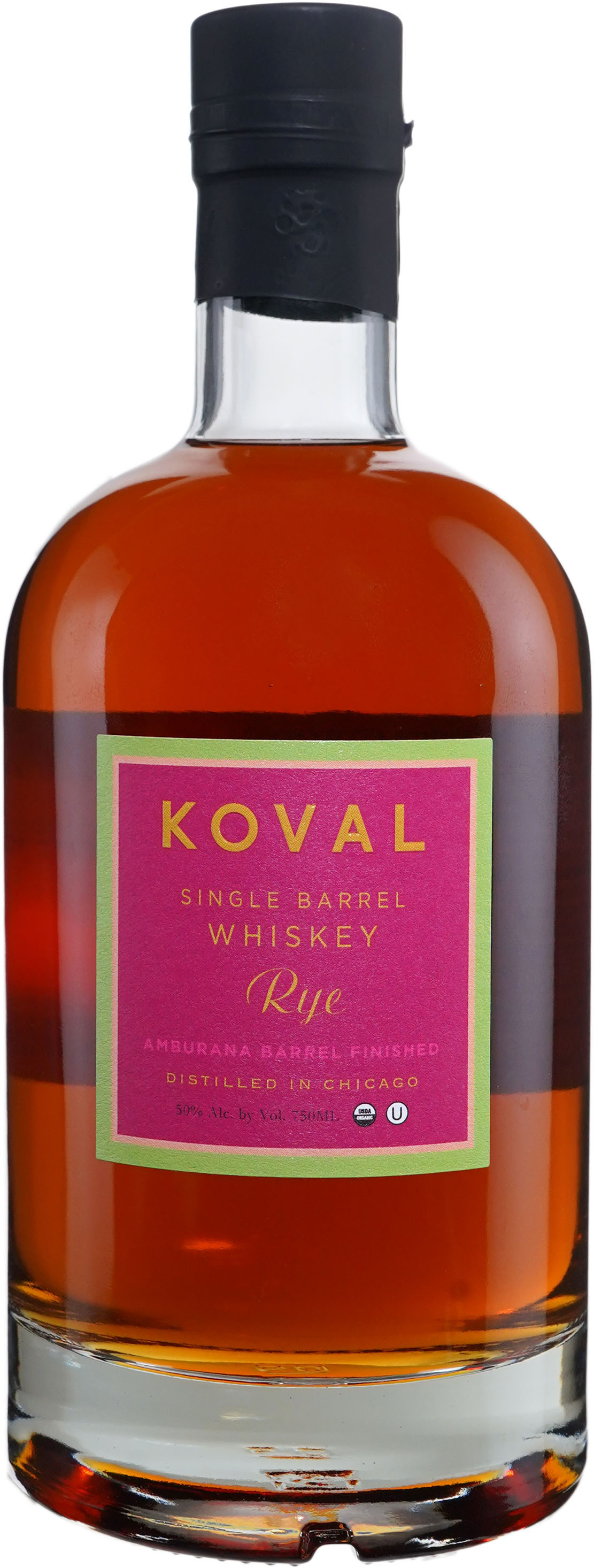 Koval Rye Whiskey Finished in Amburana Cask 750 ml Bottle