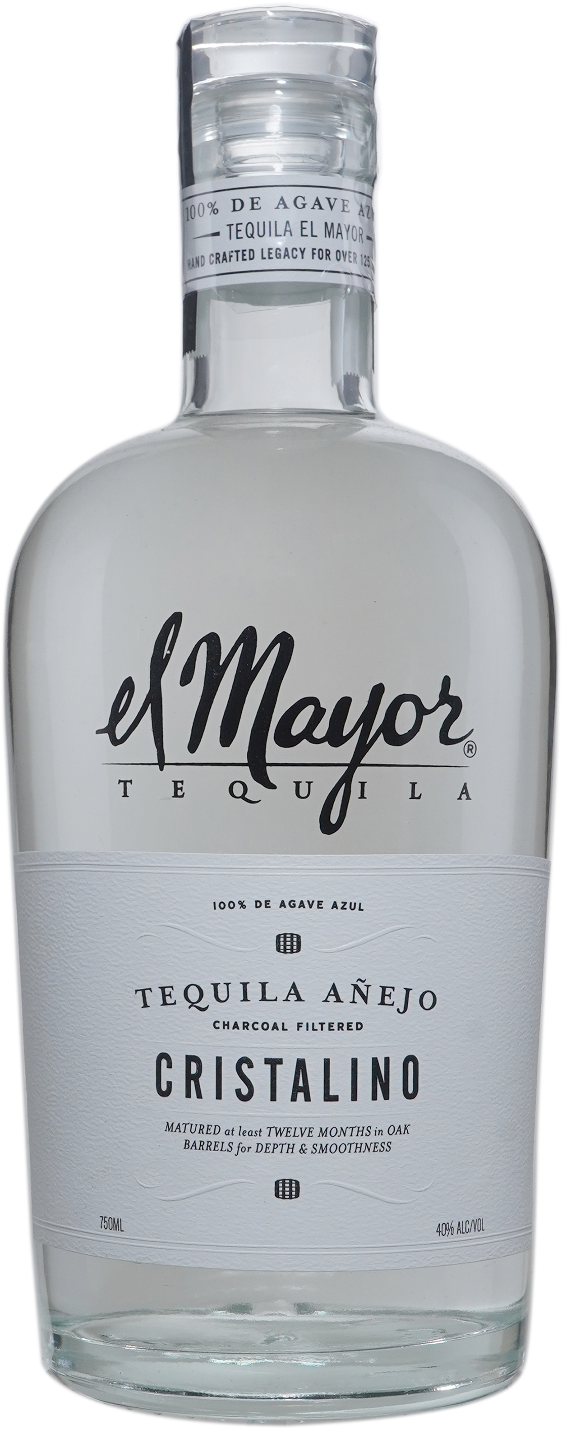 El Mayor Cristalino Anejo Tequila 750 ml Bottle