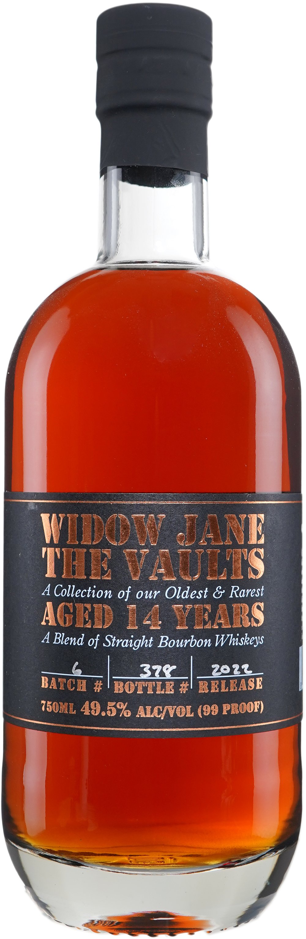 Widow Jane The Vaults 14 year old Straight Bourbon 2022