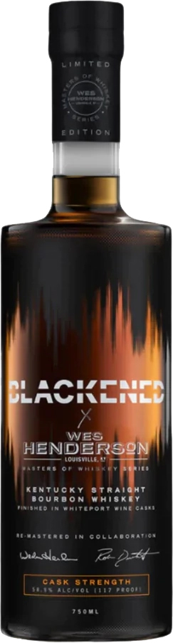 Blackened X Wes Henderson Bourbon Finished in White Port Casks
