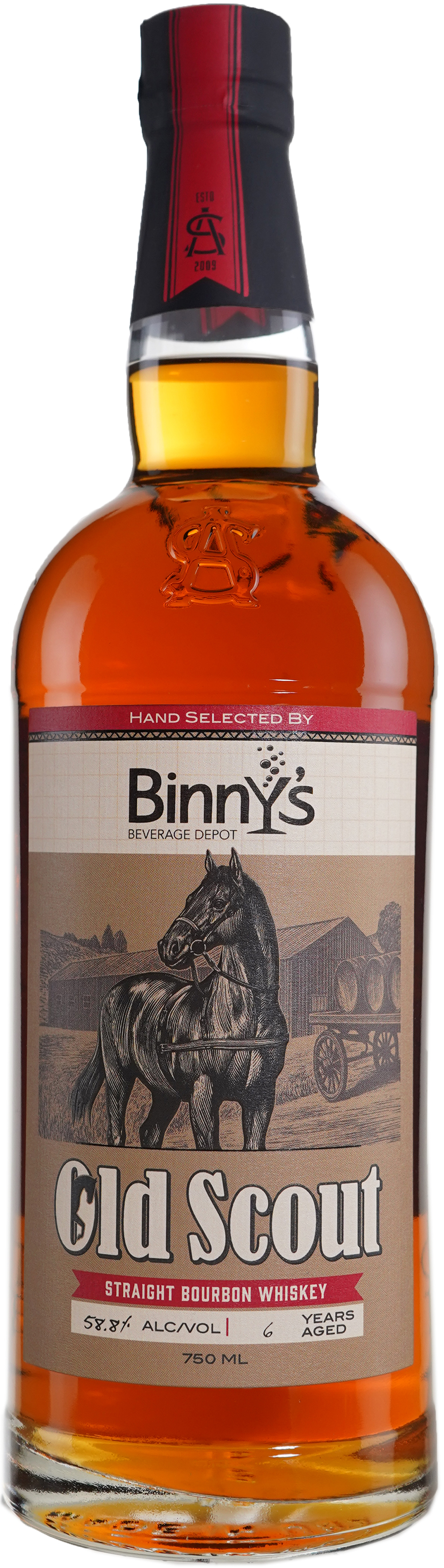 Smooth Ambler Straight Bourbon Single Barrel # 24645 Binny's Handpicked