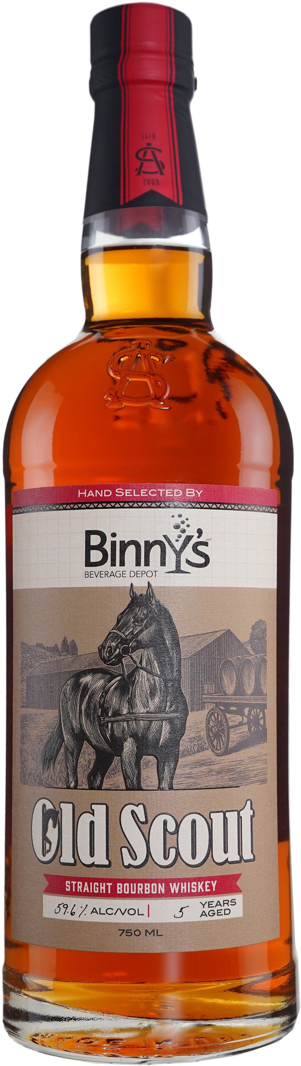 Smooth Ambler Straight Bourbon Single Barrel # 24834 Binny's Handpicked