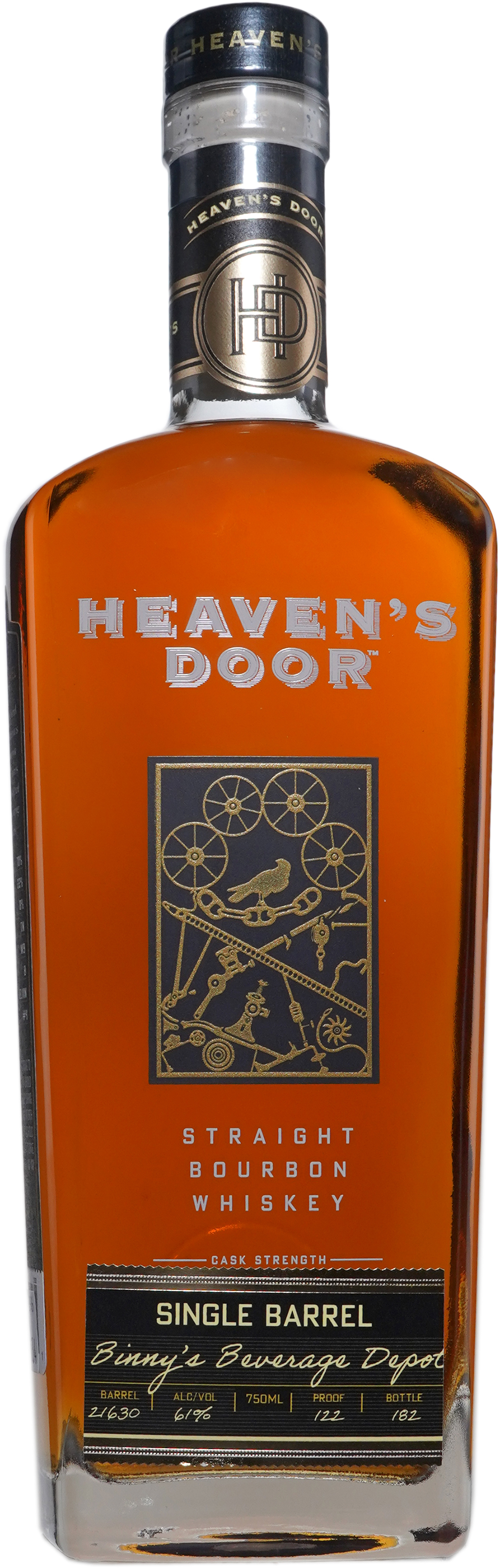 Heaven's Door Bourbon Cask Strength Single Barrel 21630 TDG Binny's