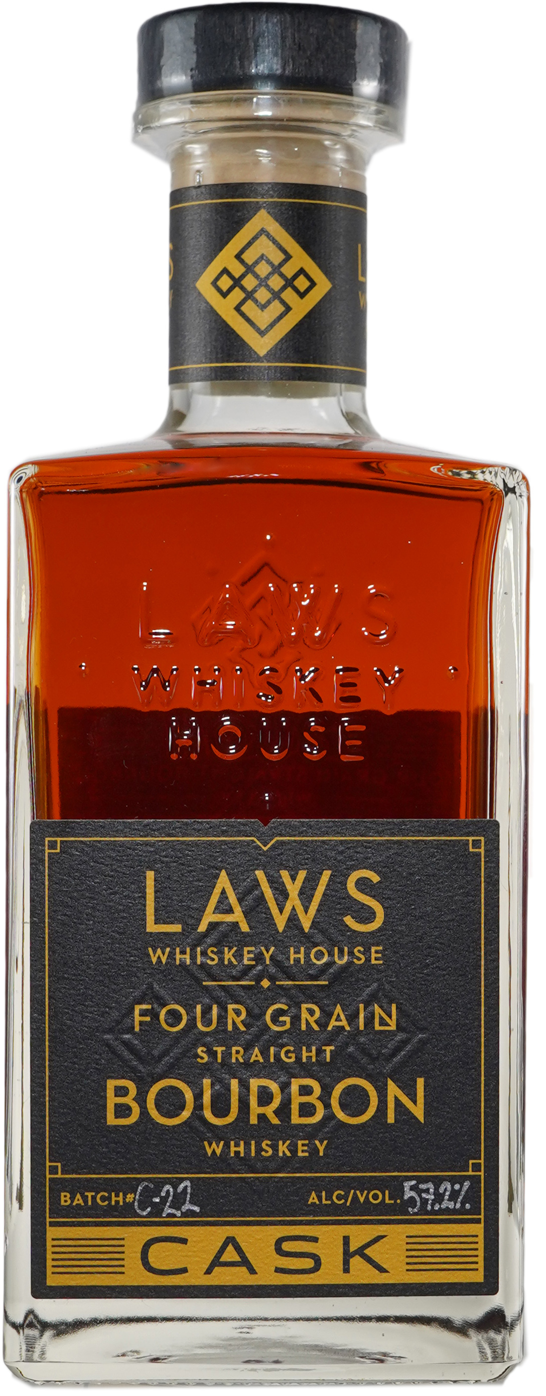 Laws Whiskey House Four Grain Straight Bourbon Cask Strength