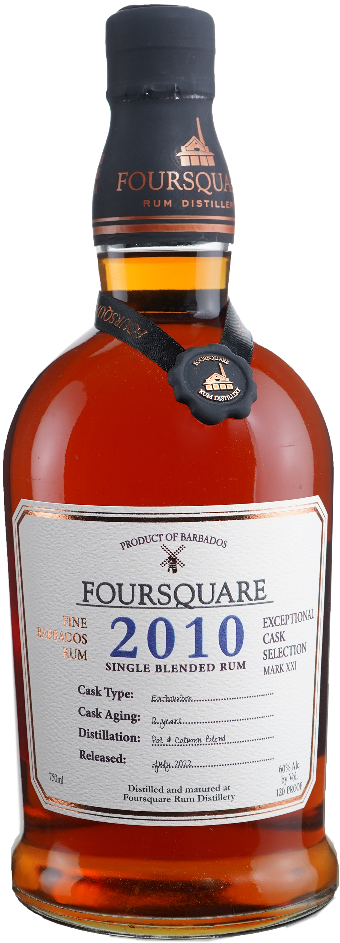 Foursquare Rum Distillery Vintage Single Blended Rum Aged 12 years in
