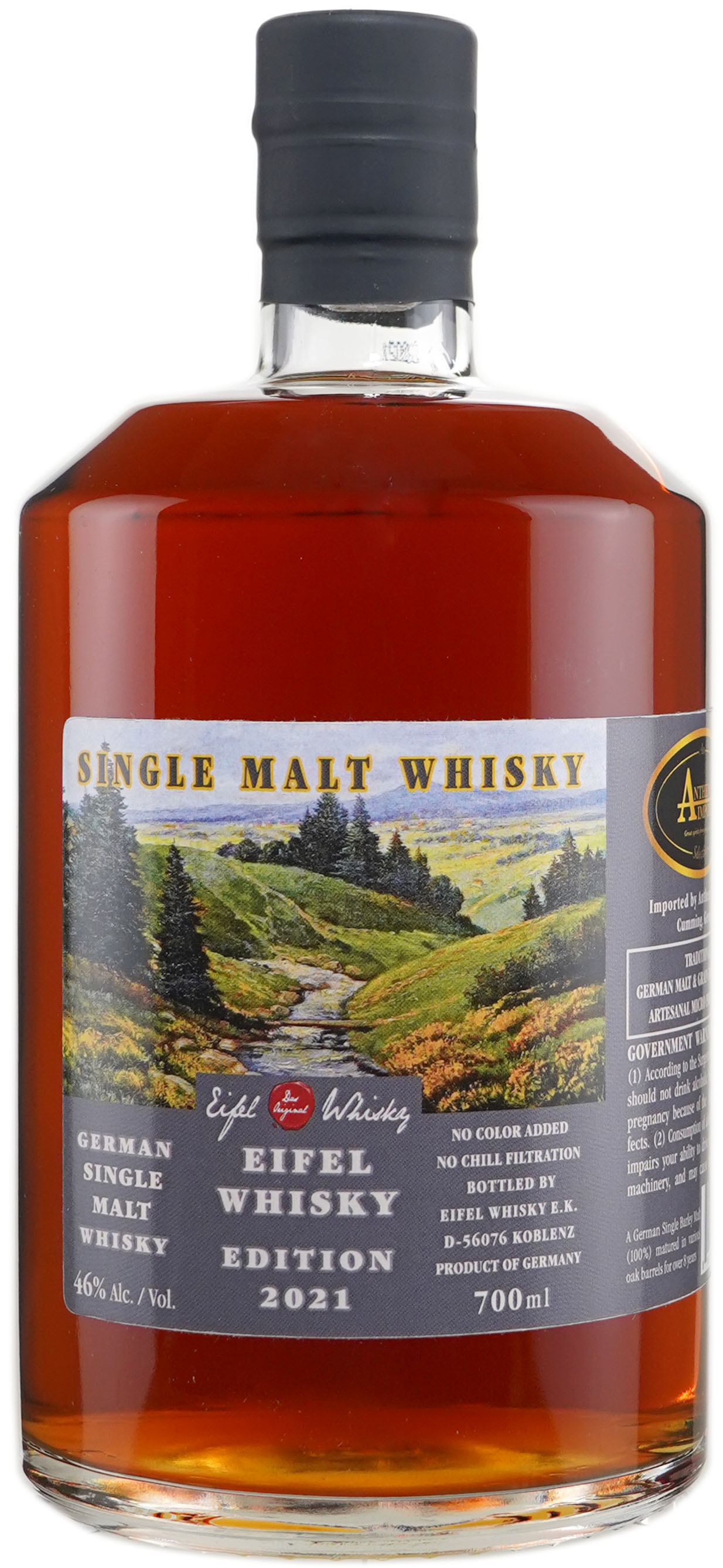 Eifel Whisky German Single Malt 700 ml Bottle