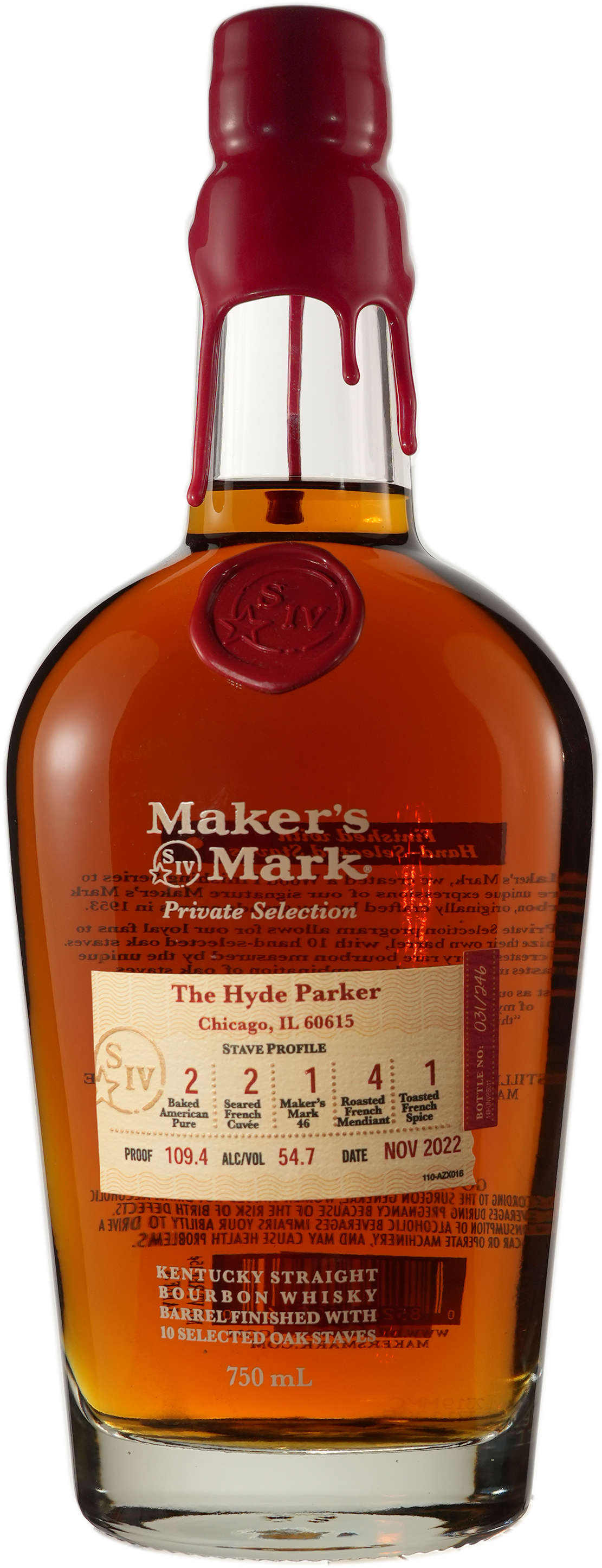 Maker's Mark Private Select Hyde Park Edition | 750 ml Bottle