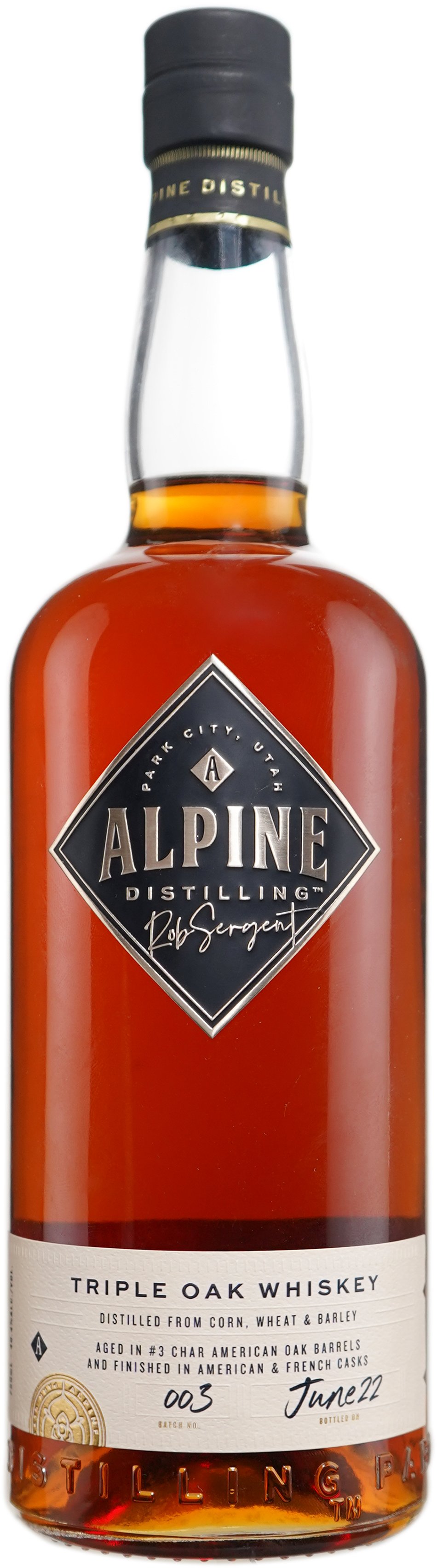 Alpine Distilling Triple Oak Finished Bourbon