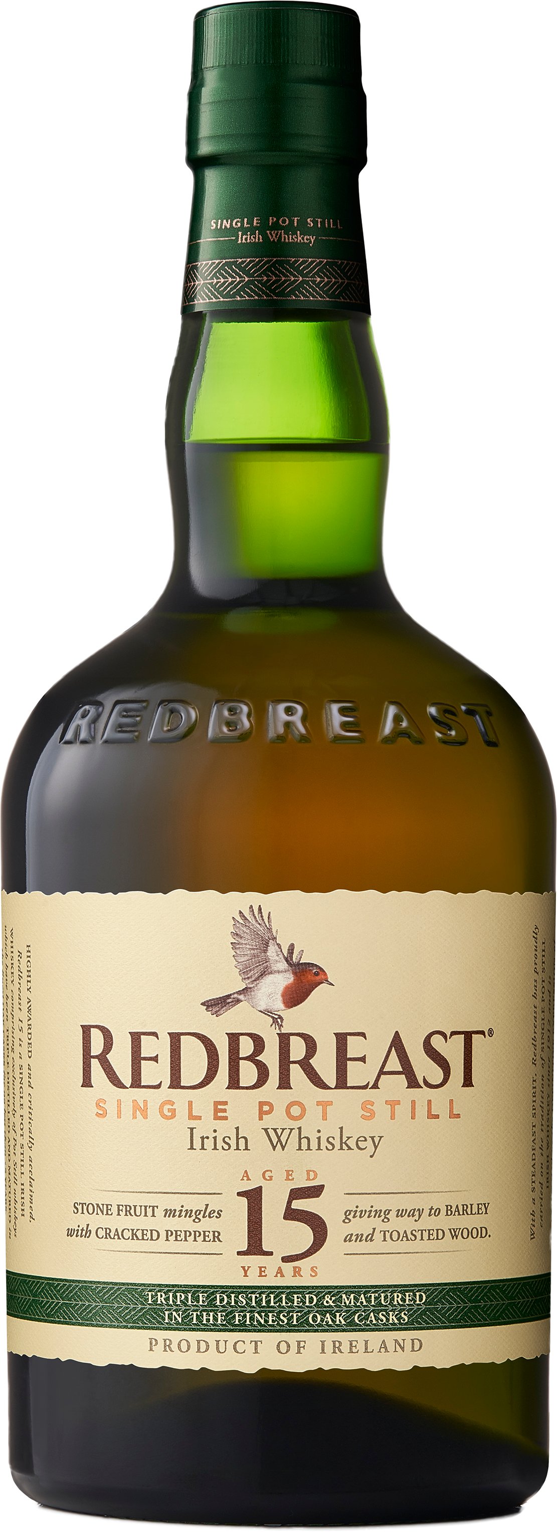 Redbreast 15 year old Single Pot Still Irish Whiskey