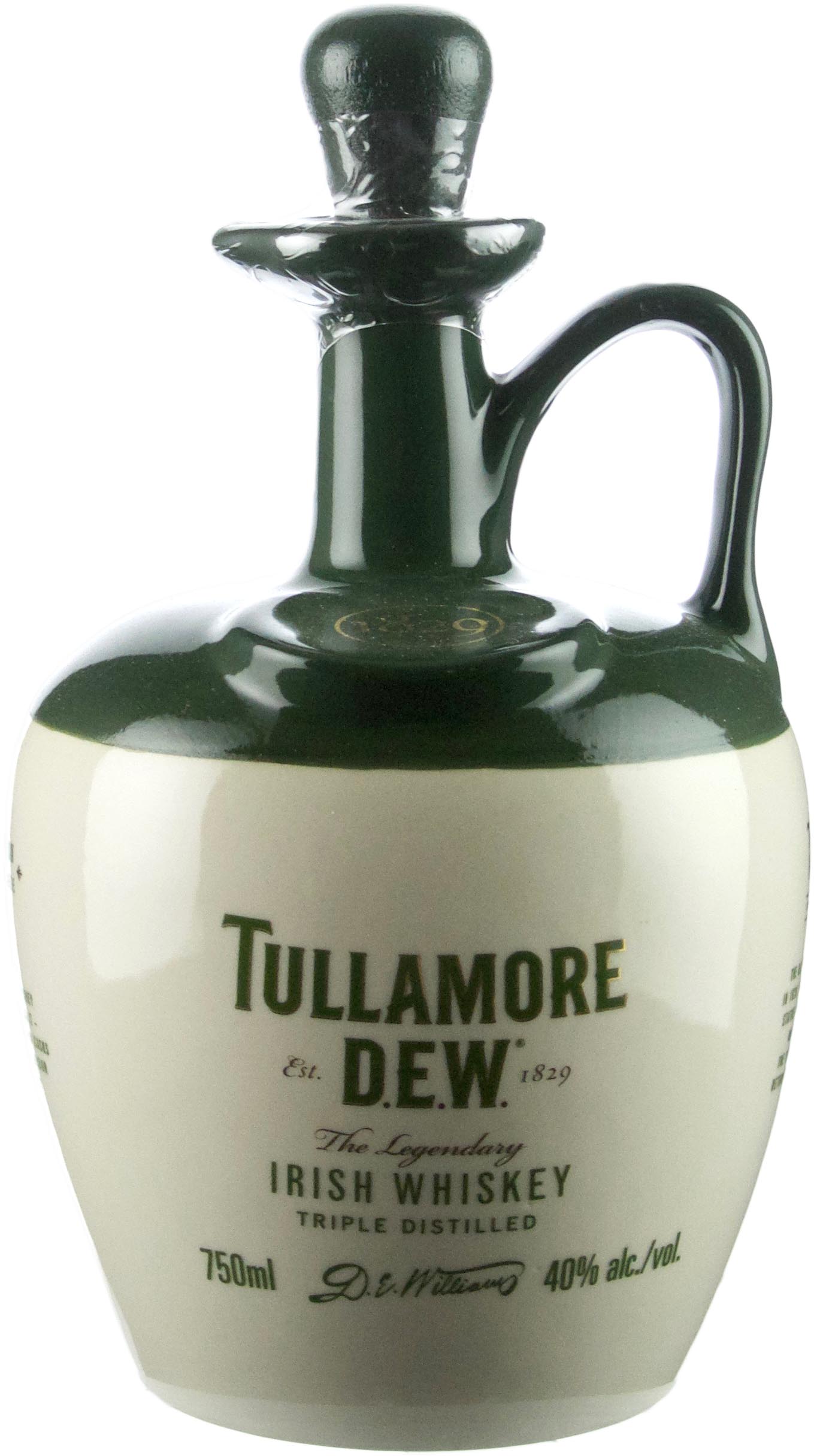 Tullamore D.E.W. Irish Whiskey in Ceramic Crock
