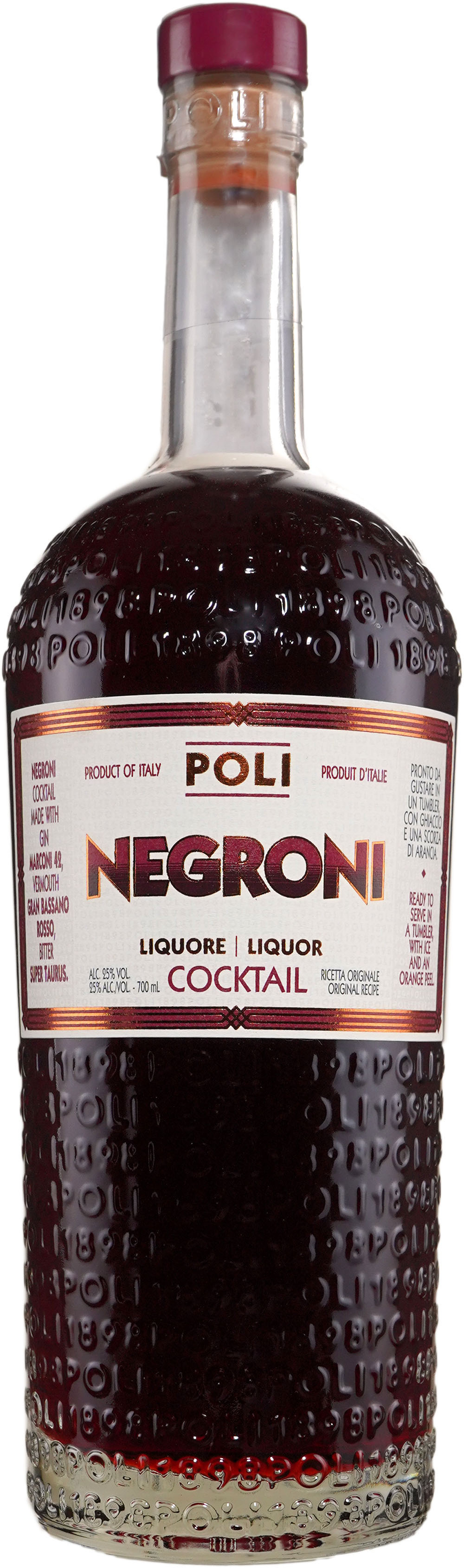 Jacopo Poli Negroni Cocktail