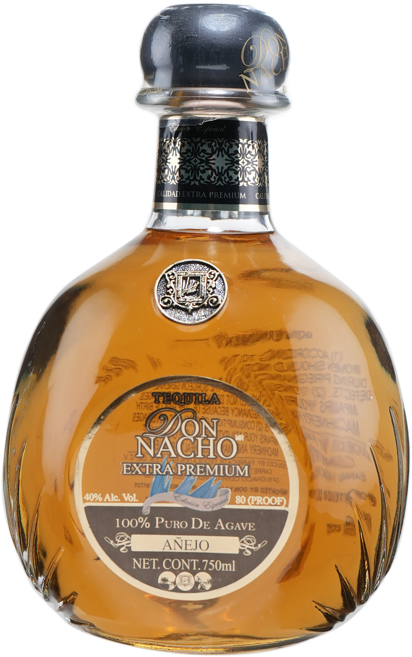 Don Nacho Extra Premium Anejo Tequila 750 ml Bottle