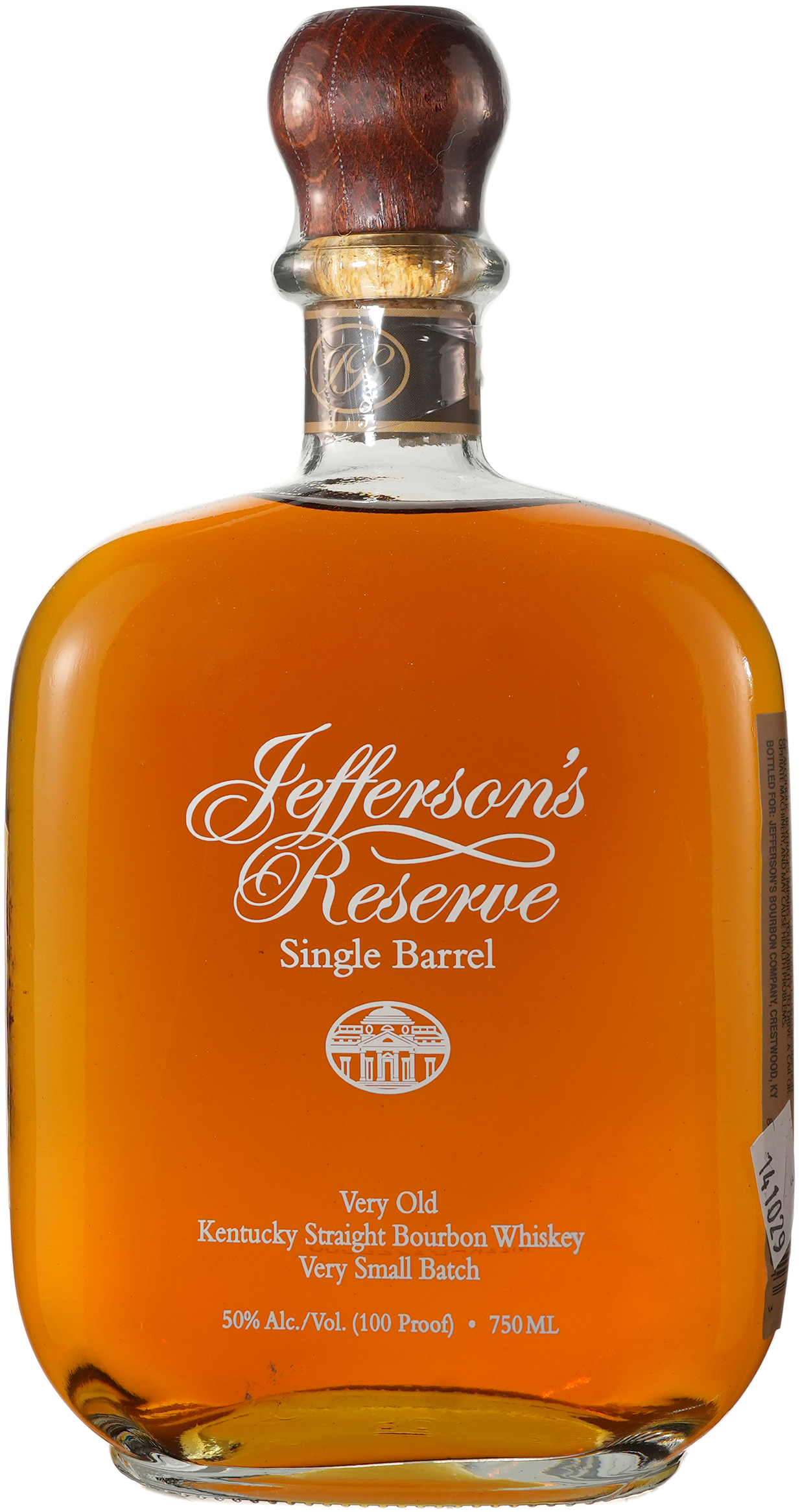 Jefferson's Reserve Single Barrel 660 Binny's Handpicked 750 ml Bottle
