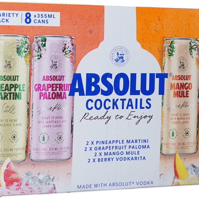Absolut Cocktails Variety 8 Pack Cans