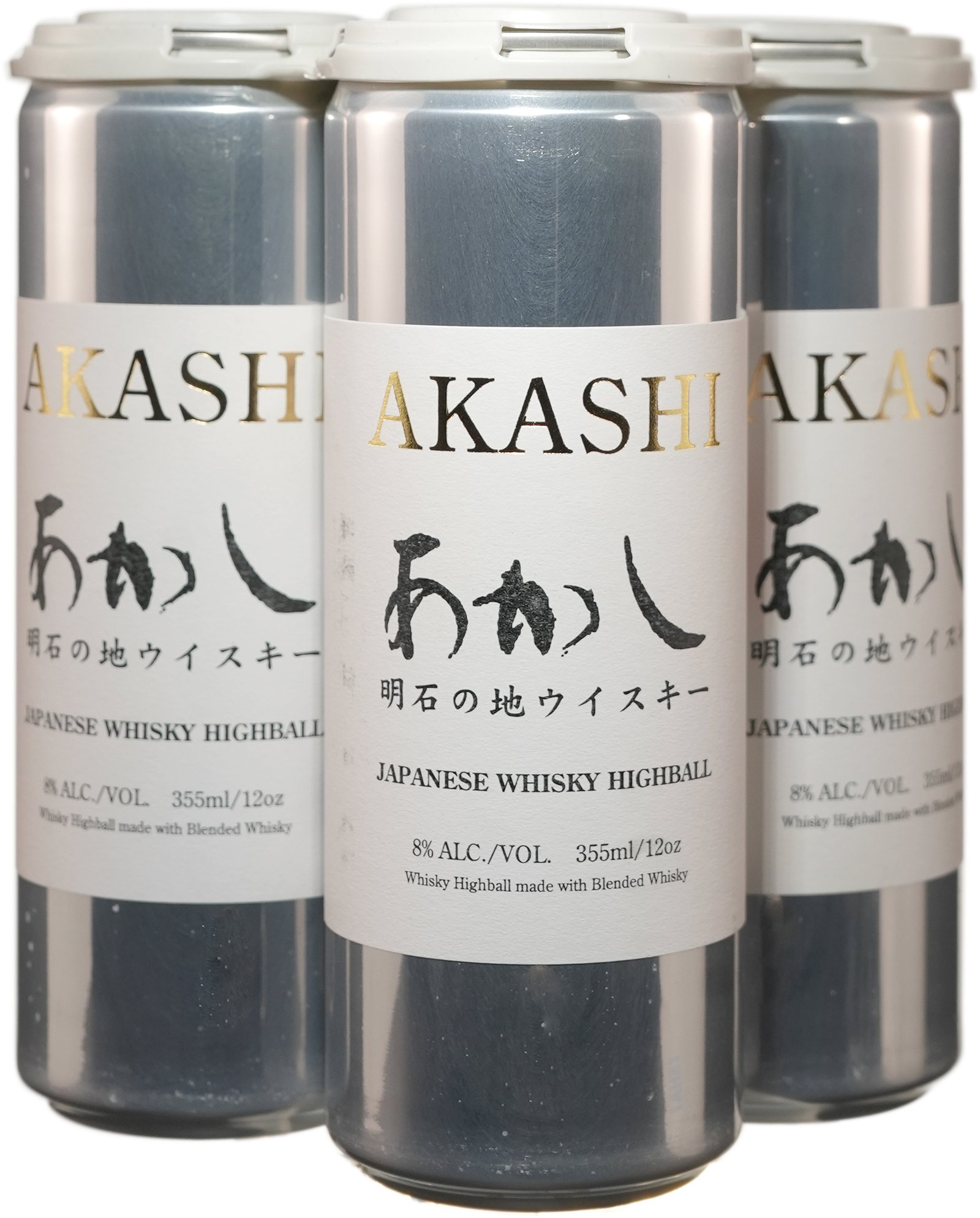 Akashi Whisky Highball 4pk | 4 pack of 355 ml Bottle Akashi Whisky Highball 4pk | 4 pack of 355 ml Bottle