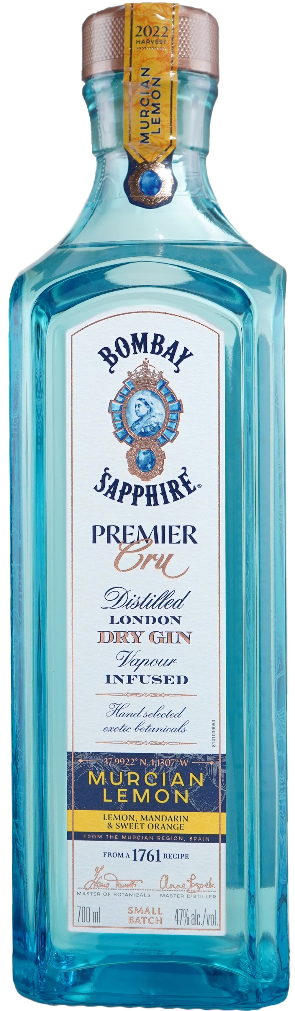 Bombay Sapphire Premier Cru Murcian Lemon | 700 ml Bottle
