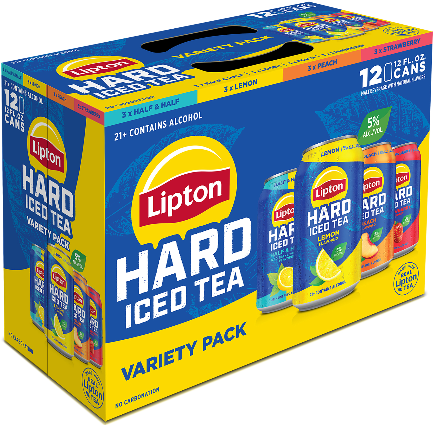 Lipton Hard Iced Tea Variety Pack 12 pack of 12 oz Can