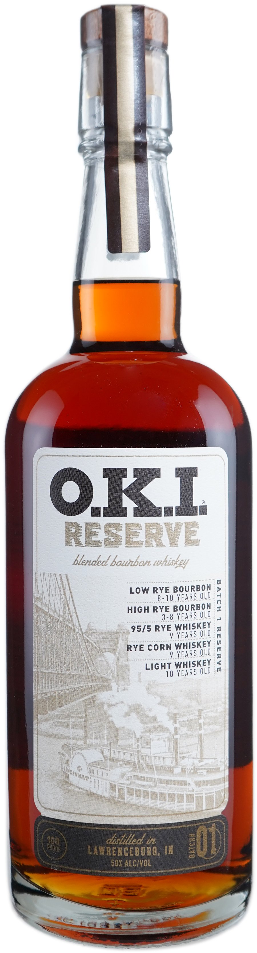 O.K.I. Reserve Blended Bourbon Whiskey