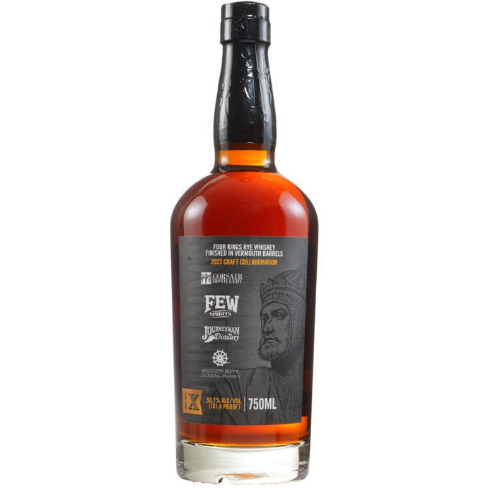 Four Kings Rye Finished in ex Vermouth Barrels Craft Distiller Collaboration 2023