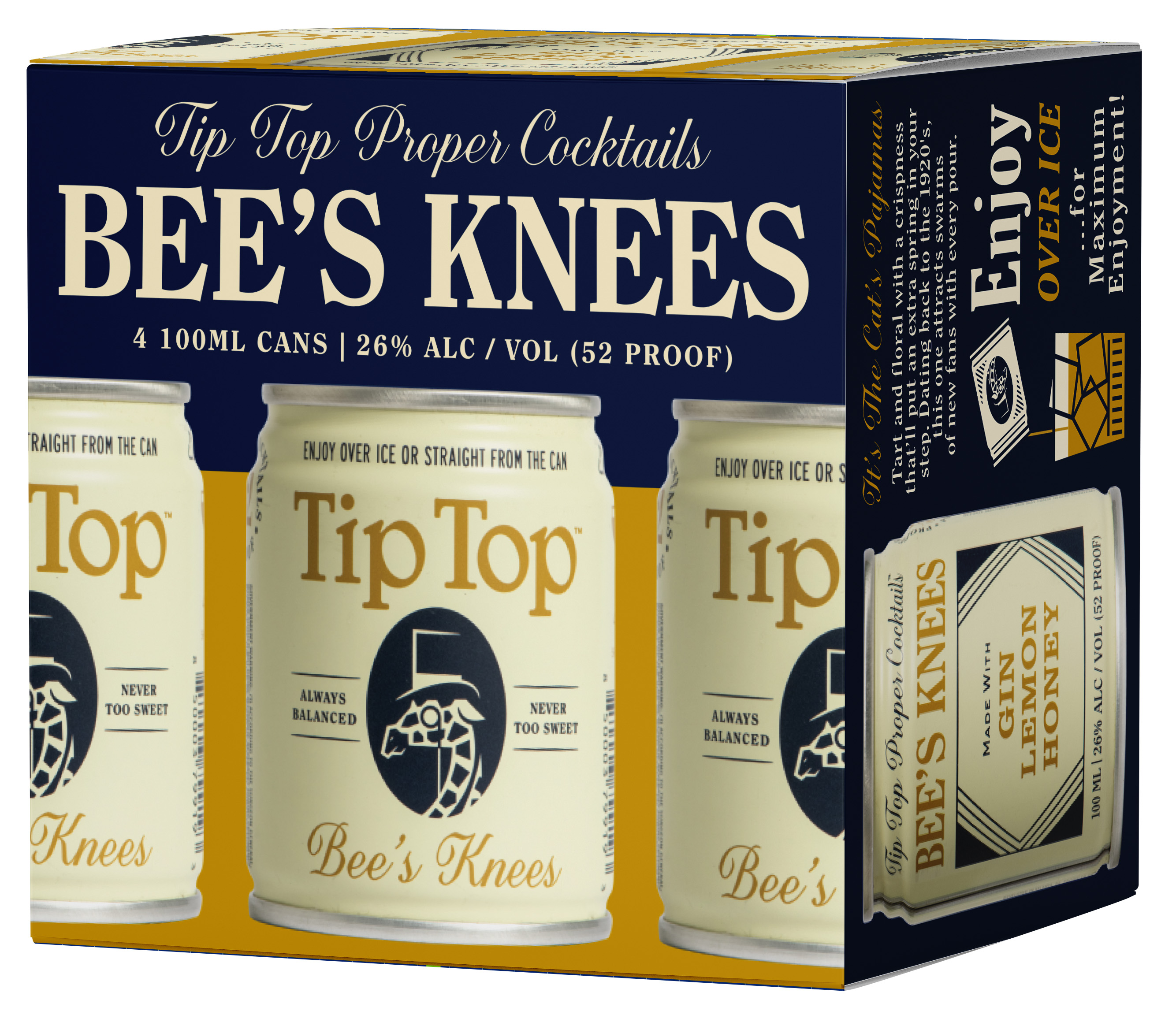 Tip Top Bees Knees 4pk