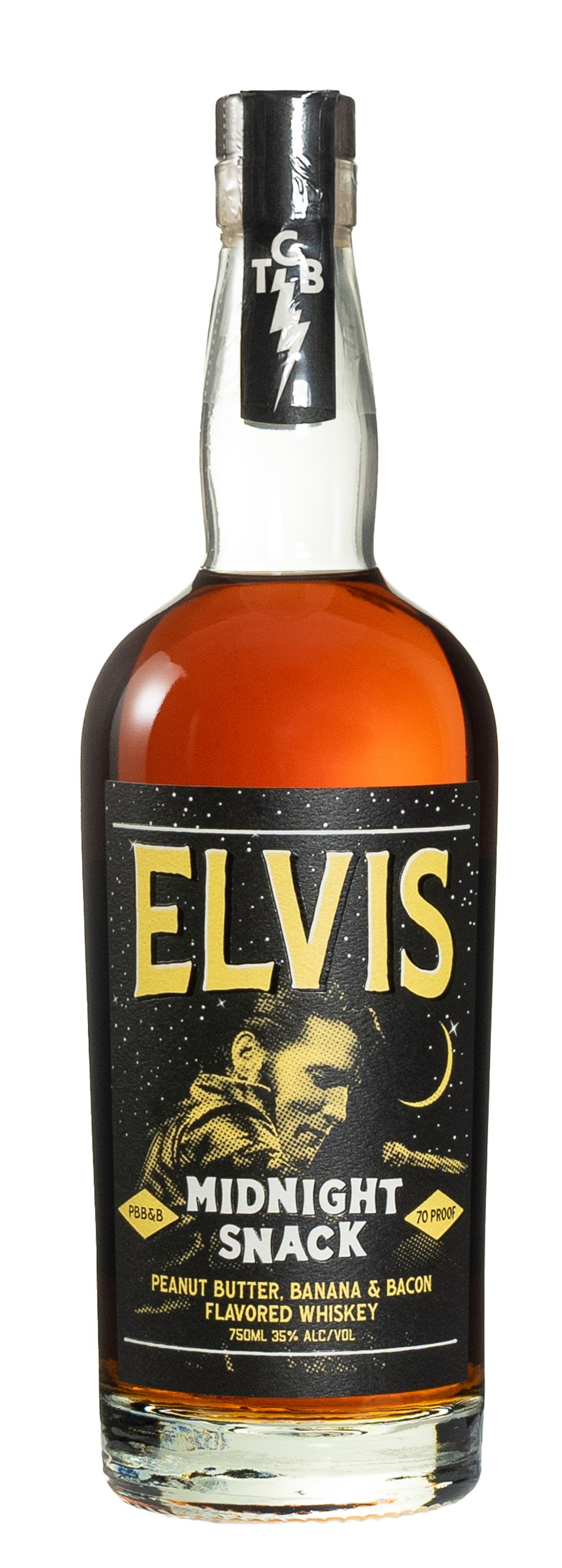 Elvis Midnight Snack Peanut Butter Banana & Bacon Flavored Whiskey